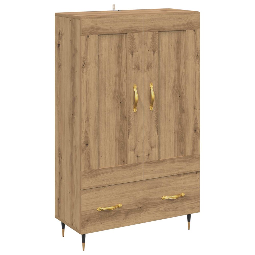 vidaXL Highboard Artisan Oak 69,5 x 31 x 115 εκ. Επεξεργασμένο Ξύλο