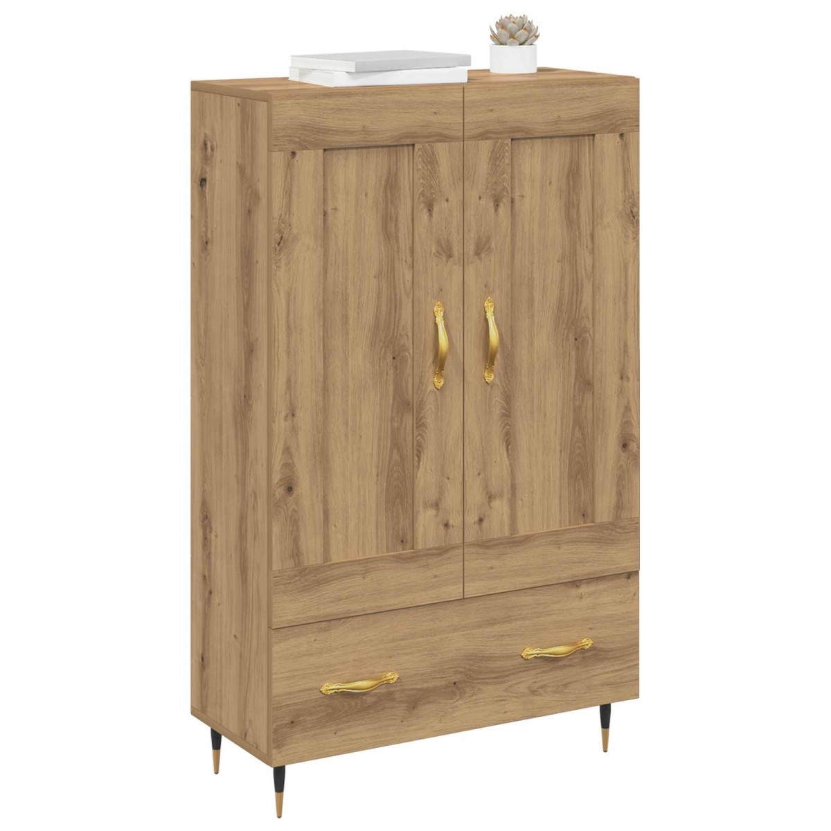 vidaXL Highboard Artisan Oak 69,5 x 31 x 115 εκ. Επεξεργασμένο Ξύλο