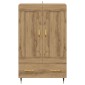 vidaXL Highboard Artisan Oak 69,5 x 31 x 115 εκ. Επεξεργασμένο Ξύλο