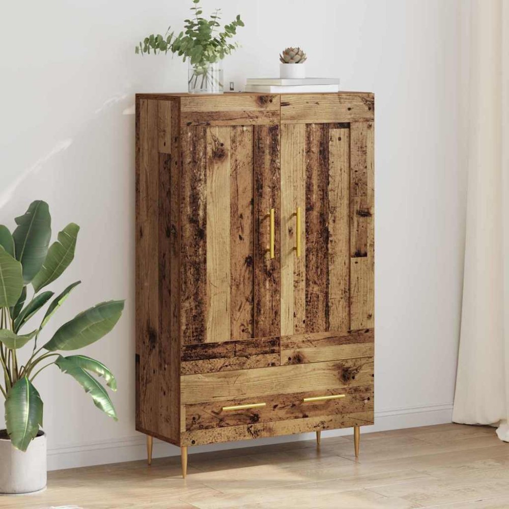 vidaXL Highboard Παλιό Ξύλο 69,5 x 31 x 115 εκ. Επεξεργασμένο Ξύλο