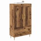 vidaXL Highboard Παλιό Ξύλο 69,5 x 31 x 115 εκ. Επεξεργασμένο Ξύλο