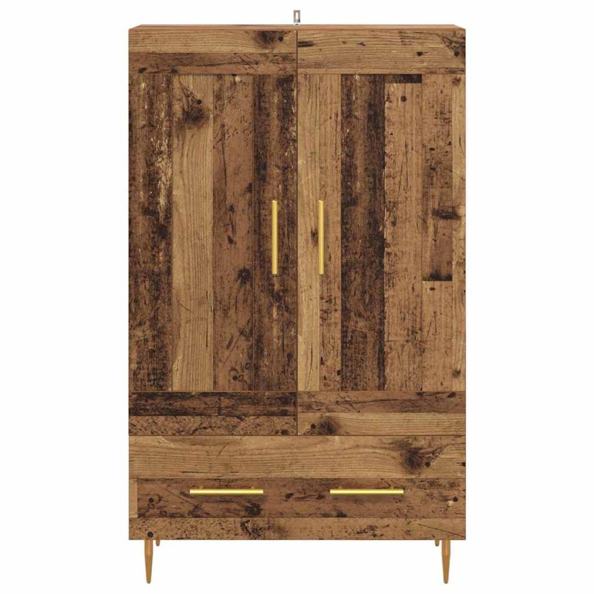 vidaXL Highboard Παλιό Ξύλο 69,5 x 31 x 115 εκ. Επεξεργασμένο Ξύλο