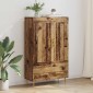 vidaXL Highboard Παλιό Ξύλο 69,5 x 31 x 115 εκ. Επεξεργασμένο Ξύλο