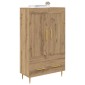 vidaXL Highboard Artisan Oak 69,5 x 31 x 115 εκ. Επεξεργασμένο Ξύλο