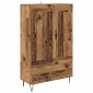 vidaXL Highboard Παλιό Ξύλο 69,5 x 31 x 115 εκ. Επεξεργασμένο Ξύλο