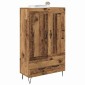 vidaXL Highboard Παλιό Ξύλο 69,5 x 31 x 115 εκ. Επεξεργασμένο Ξύλο