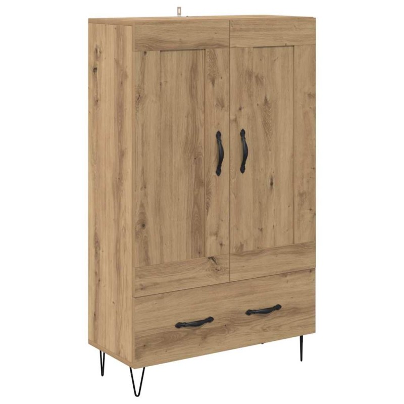 vidaXL Highboard Artisan Oak 69,5 x 31 x 115 εκ. Επεξεργασμένο Ξύλο
