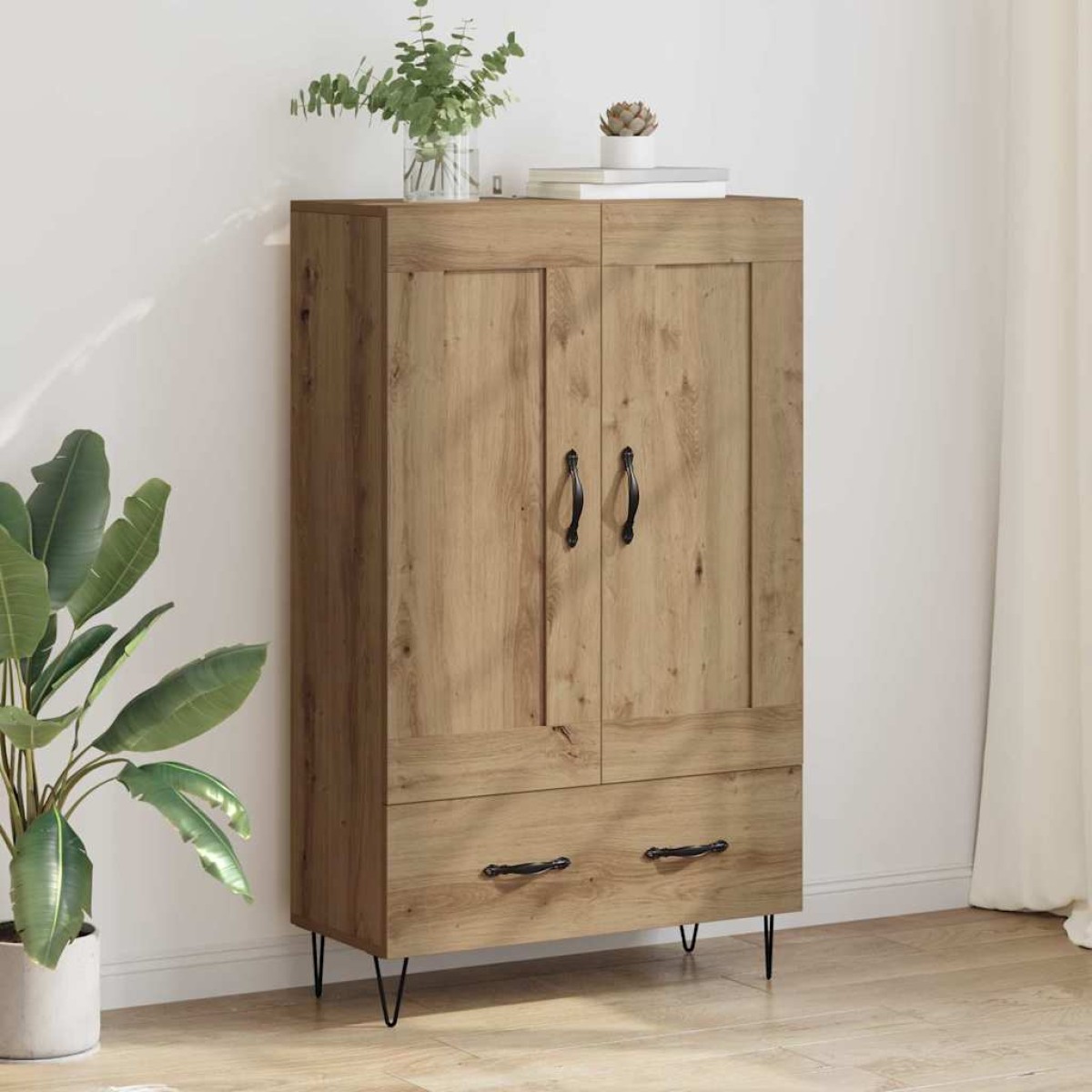 vidaXL Highboard Artisan Oak 69,5 x 31 x 115 εκ. Επεξεργασμένο Ξύλο