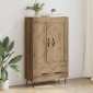 vidaXL Highboard Artisan Oak 69,5 x 31 x 115 εκ. Επεξεργασμένο Ξύλο