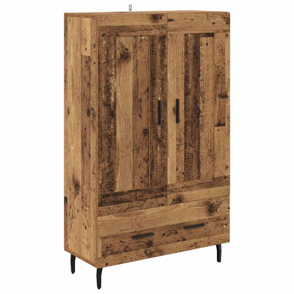 vidaXL Highboard Παλιό Ξύλο 69,5 x 31 x 115 εκ. Επεξεργασμένο Ξύλο