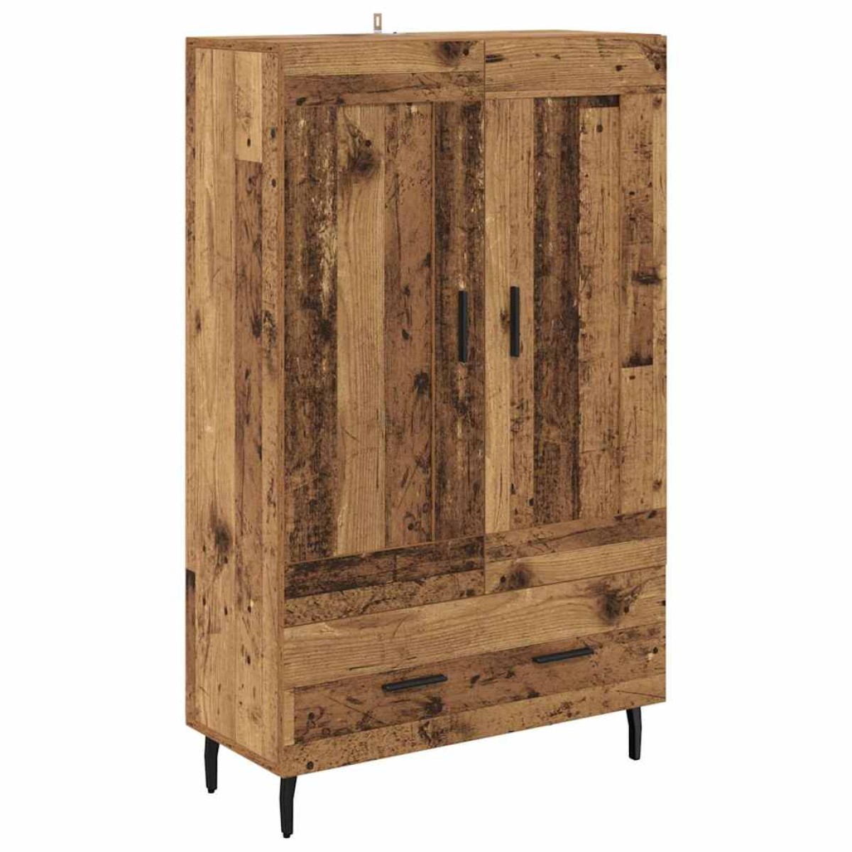 vidaXL Highboard Παλιό Ξύλο 69,5 x 31 x 115 εκ. Επεξεργασμένο Ξύλο