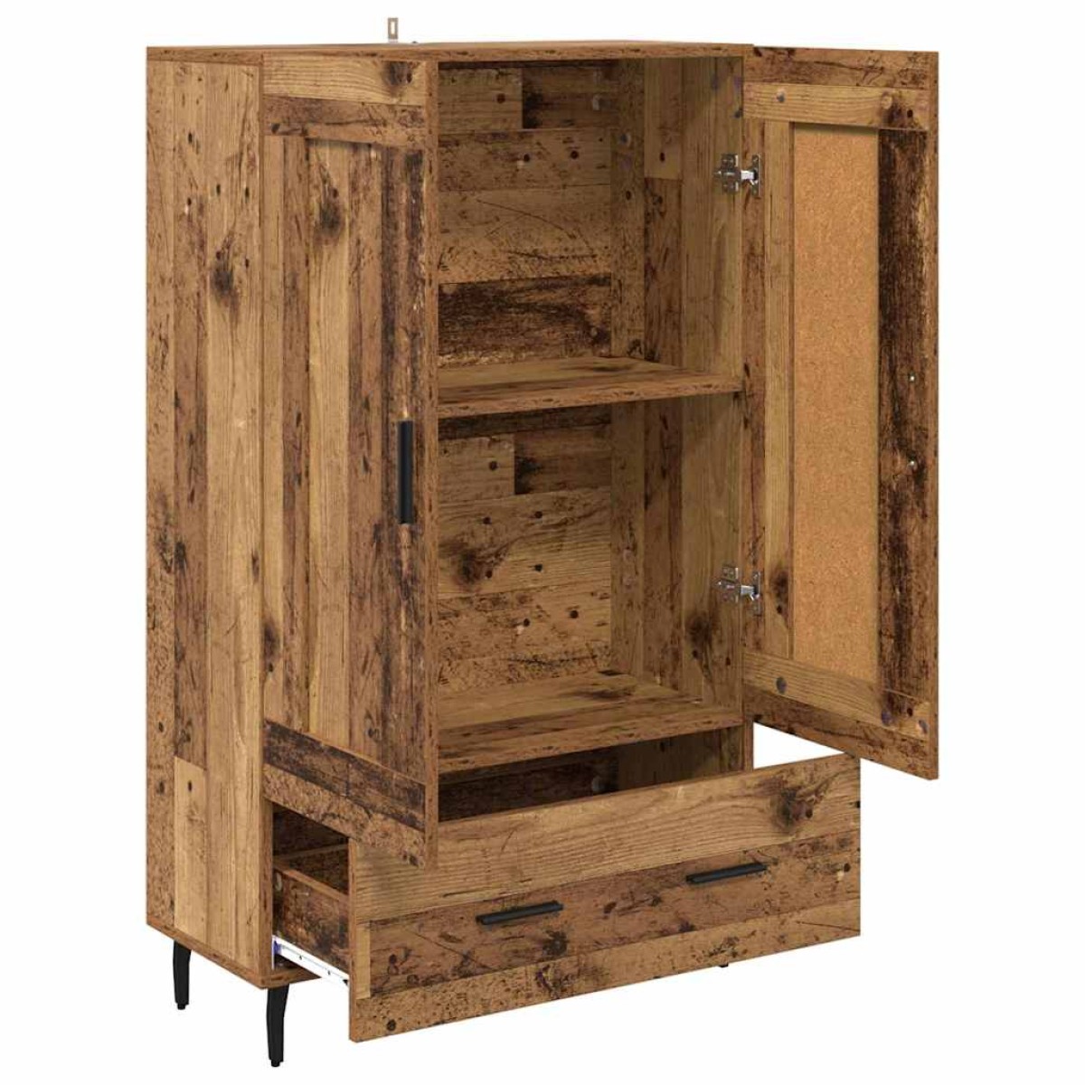 vidaXL Highboard Παλιό Ξύλο 69,5 x 31 x 115 εκ. Επεξεργασμένο Ξύλο