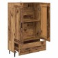 vidaXL Highboard Παλιό Ξύλο 69,5 x 31 x 115 εκ. Επεξεργασμένο Ξύλο