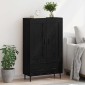 vidaXL Highboard Μαύρη Οξυά 69,5 x 31 x 115 εκ. Επεξεργασμένο Ξύλο