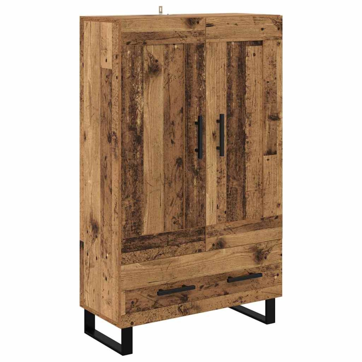 vidaXL Highboard Παλιό Ξύλο 69,5 x 31 x 115 εκ. Επεξεργασμένο Ξύλο
