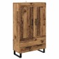 vidaXL Highboard Παλιό Ξύλο 69,5 x 31 x 115 εκ. Επεξεργασμένο Ξύλο