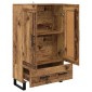 vidaXL Highboard Παλιό Ξύλο 69,5 x 31 x 115 εκ. Επεξεργασμένο Ξύλο