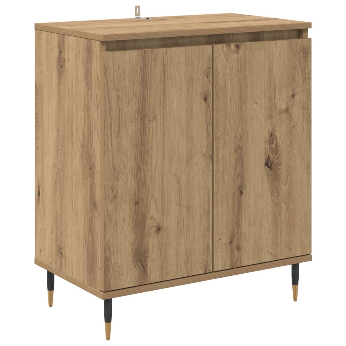 vidaXL Πλαϊνό γραφείο Artisan Oak 60 x 35 x 70 cm Επεξεργασμένο Ξύλο