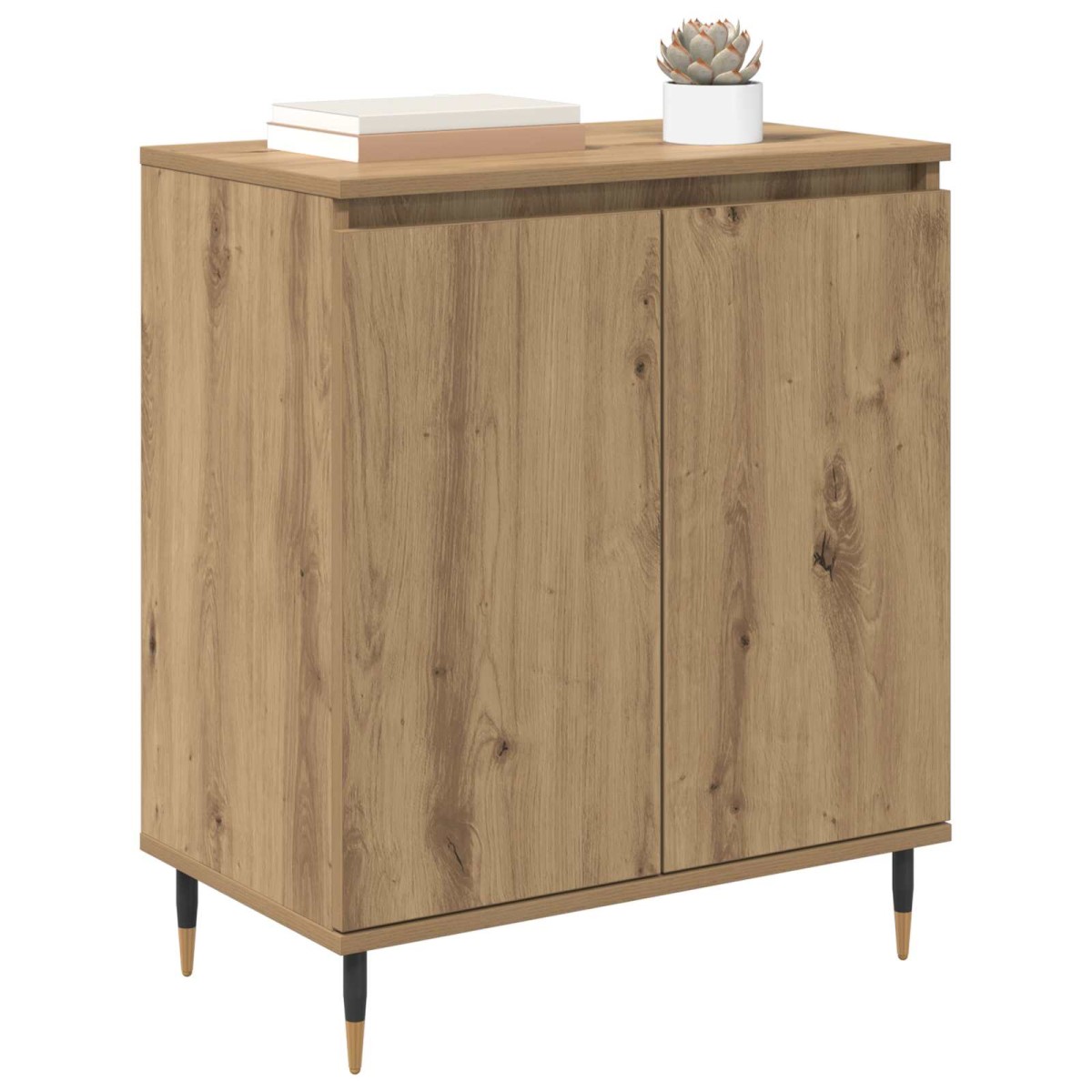 vidaXL Πλαϊνό γραφείο Artisan Oak 60 x 35 x 70 cm Επεξεργασμένο Ξύλο