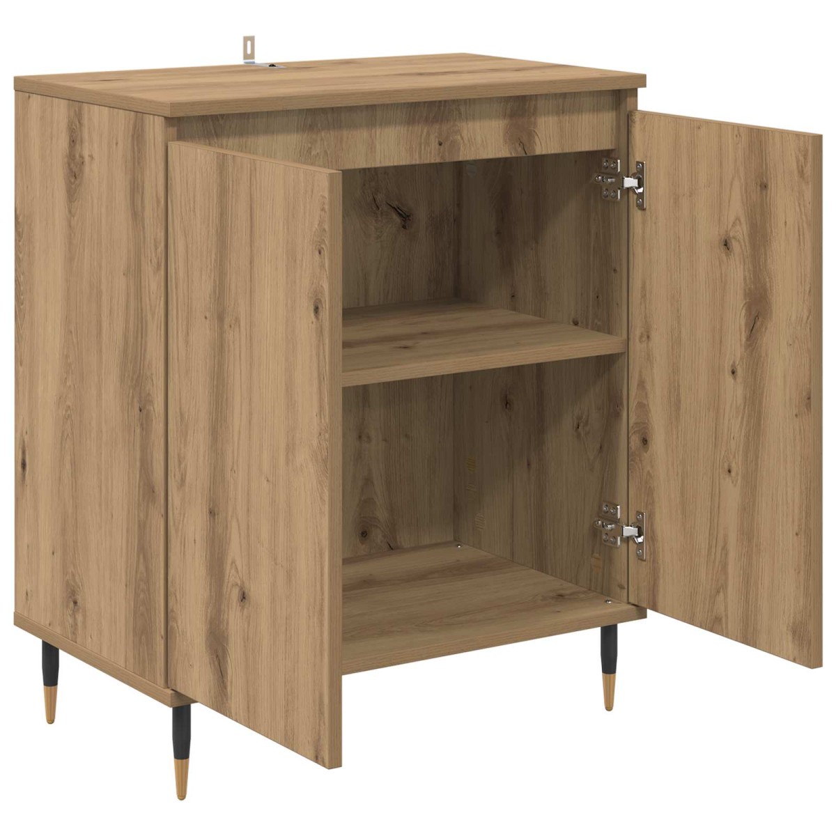 vidaXL Πλαϊνό γραφείο Artisan Oak 60 x 35 x 70 cm Επεξεργασμένο Ξύλο