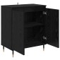 vidaXL Πλαϊνό γραφείο Μαύρη Οξυά 60 x 35 x 70 cm Επεξεργασμένο Ξύλο