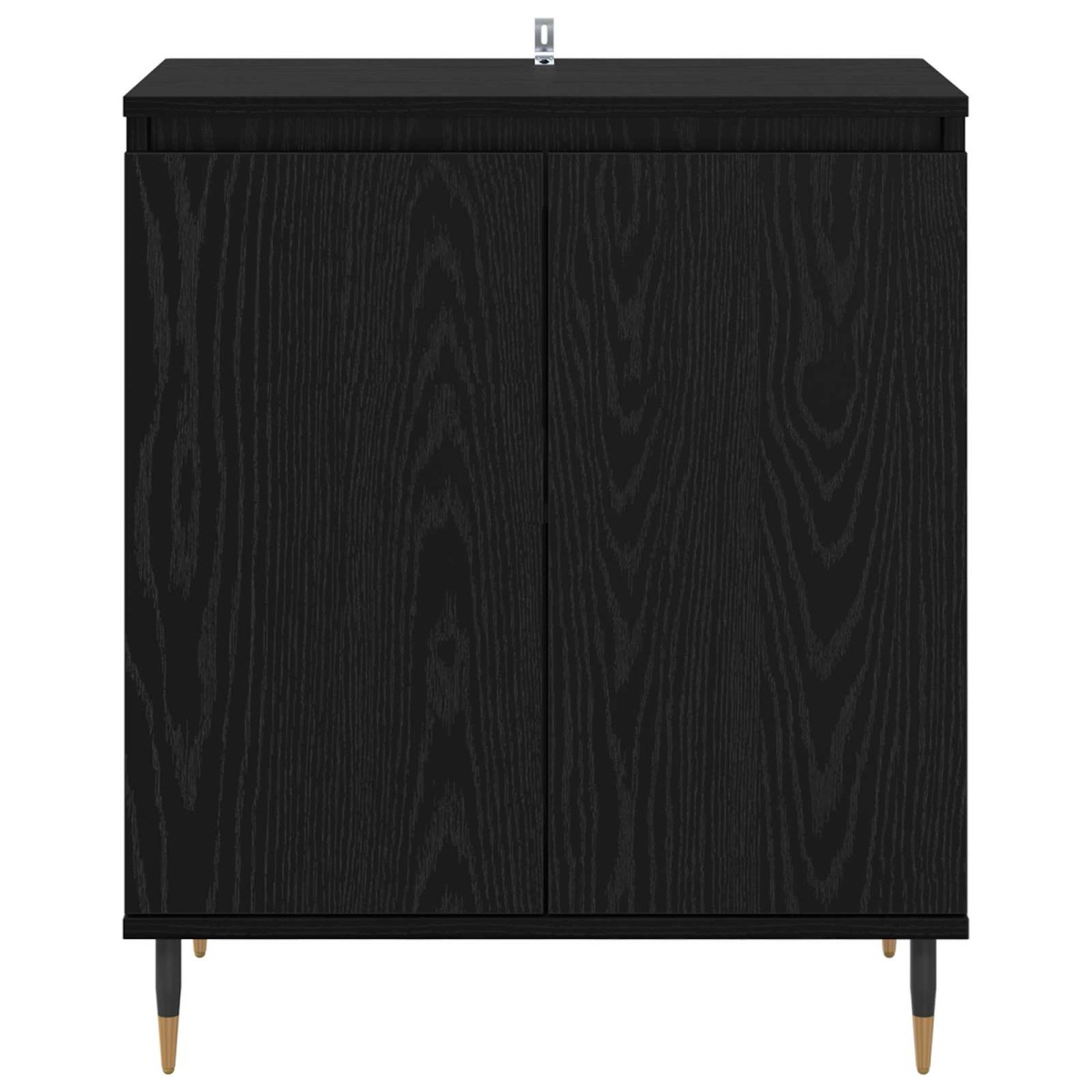 vidaXL Πλαϊνό γραφείο Μαύρη Οξυά 60 x 35 x 70 cm Επεξεργασμένο Ξύλο