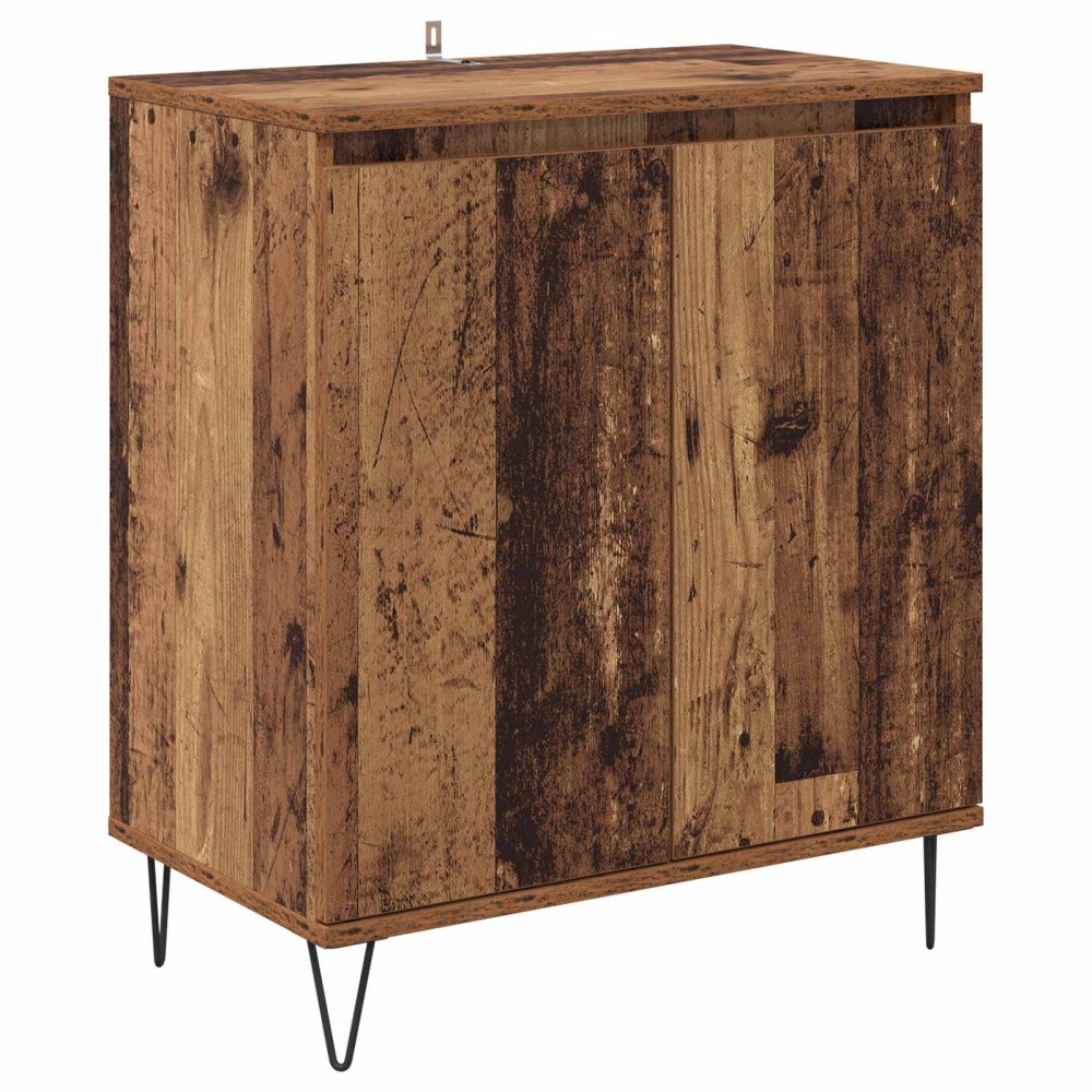 vidaXL Πλαϊνό γραφείο Παλιό Ξύλο 60 x 35 x 70 cm Επεξεργασμένο Ξύλο