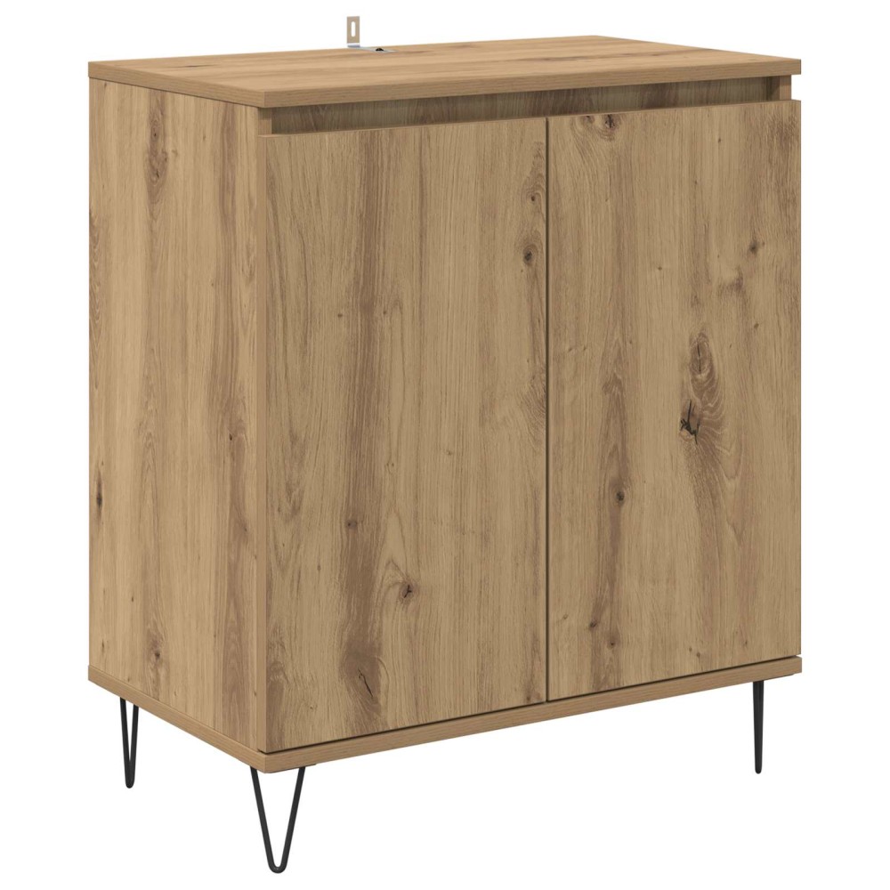 vidaXL Πλαϊνό γραφείο Artisan Oak 60 x 35 x 70 cm Επεξεργασμένο Ξύλο