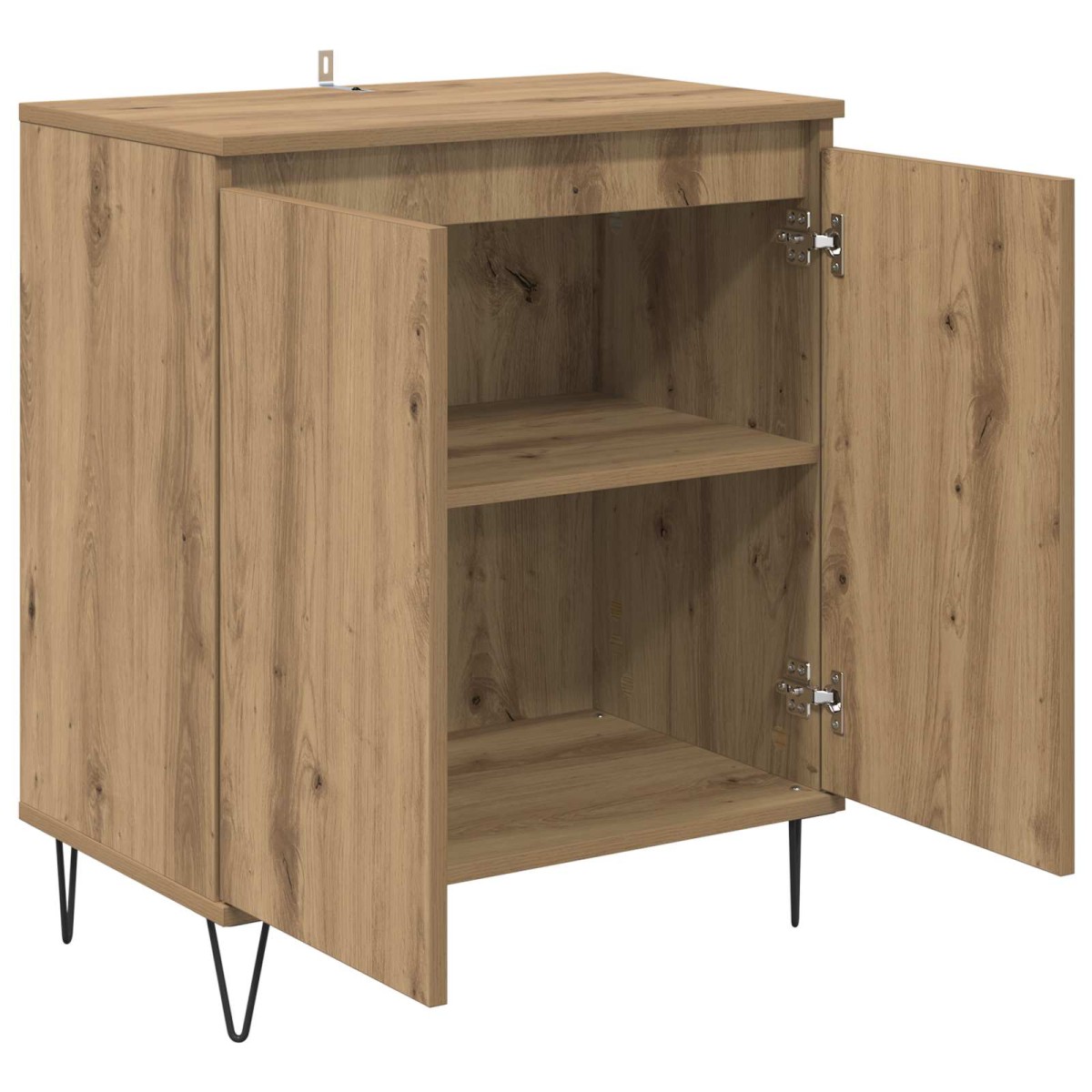 vidaXL Πλαϊνό γραφείο Artisan Oak 60 x 35 x 70 cm Επεξεργασμένο Ξύλο