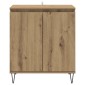 vidaXL Πλαϊνό γραφείο Artisan Oak 60 x 35 x 70 cm Επεξεργασμένο Ξύλο