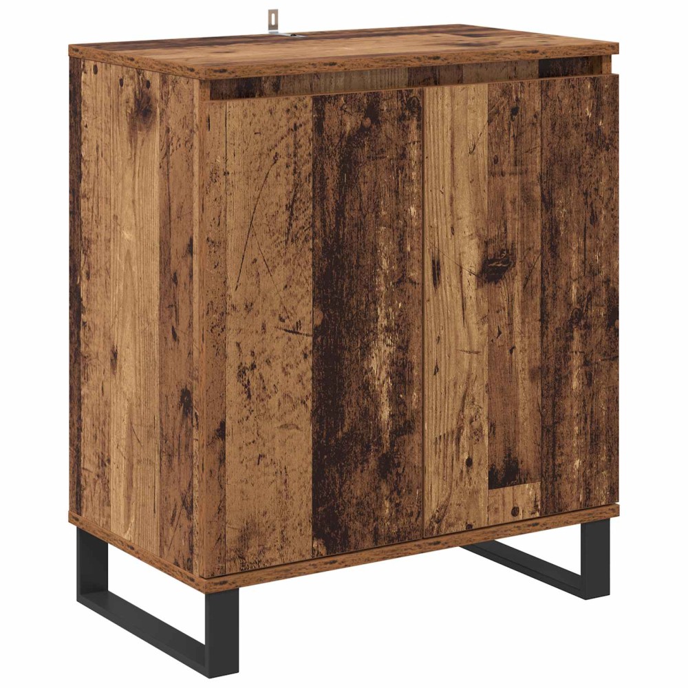 vidaXL Πλαϊνό γραφείο Παλιό Ξύλο 60 x 35 x 70 cm Επεξεργασμένο Ξύλο