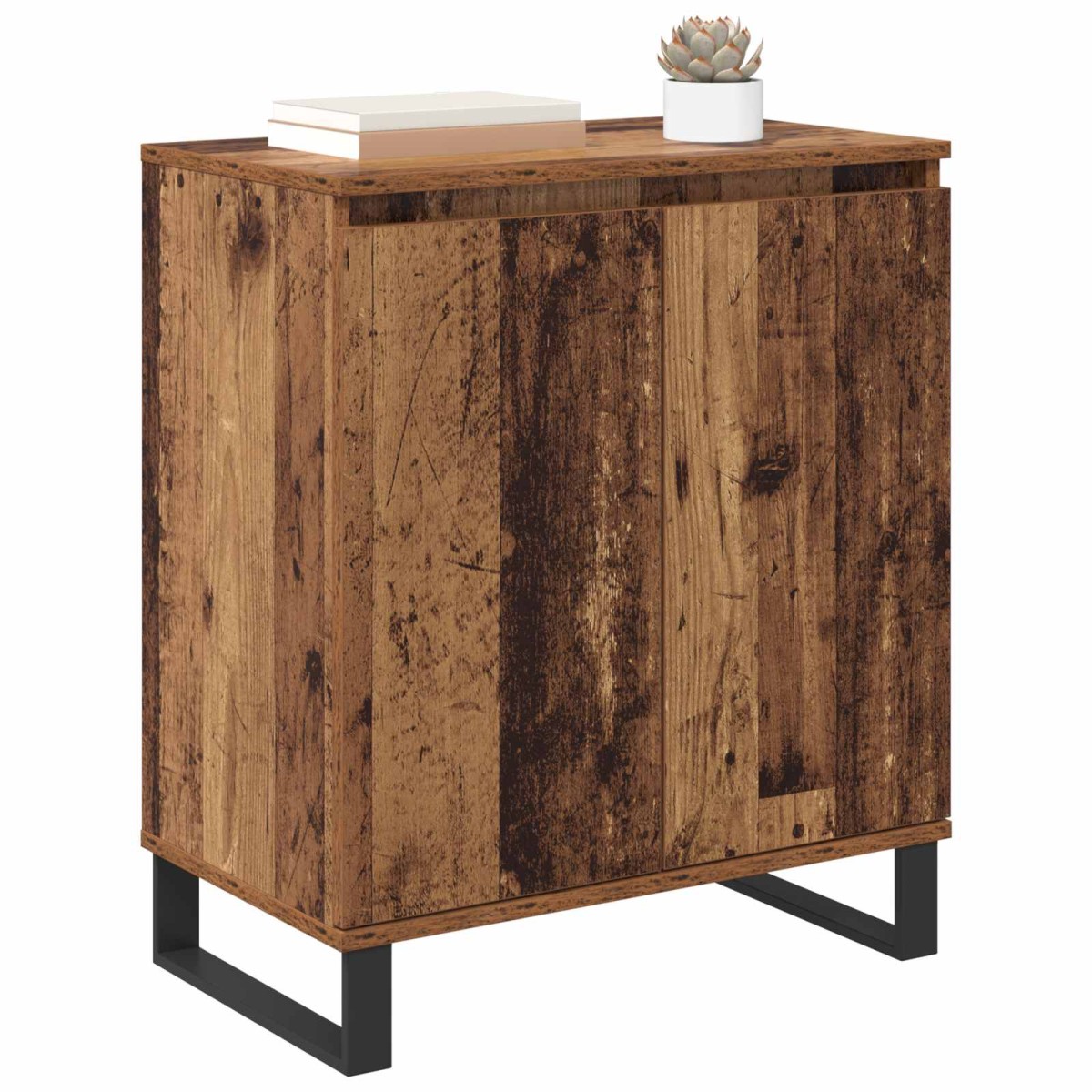 vidaXL Πλαϊνό γραφείο Παλιό Ξύλο 60 x 35 x 70 cm Επεξεργασμένο Ξύλο