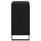 vidaXL Πλαϊνό γραφείο Μαύρη Οξυά 60 x 35 x 70 cm Επεξεργασμένο Ξύλο