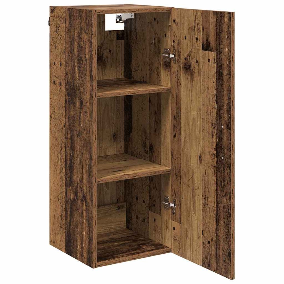 vidaXL Επιτοίχιο ντουλάπι Παλιό Ξύλο 34,5 x 34 x 90 εκ.