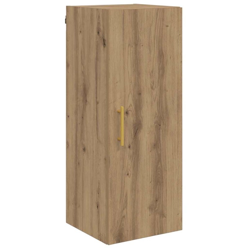 vidaXL Επιτοίχιο ντουλάπι Artisan Oak 34,5 x 34 x 90 εκ.