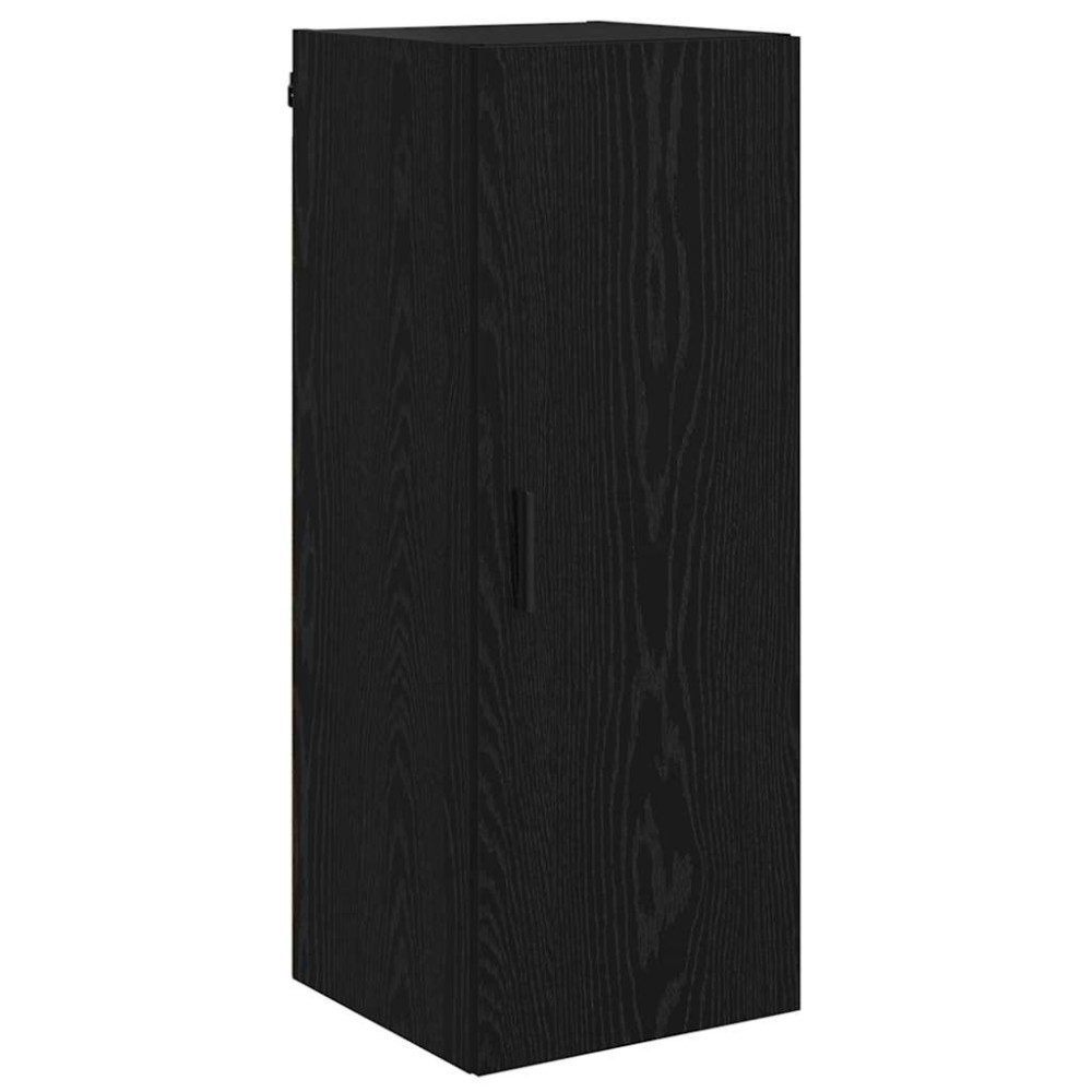 vidaXL Επιτοίχιο ντουλάπι Μαύρη Οξυά 34,5 x 34 x 90 εκ.