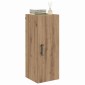 vidaXL Επιτοίχιο ντουλάπι Artisan Oak 34,5 x 34 x 90 εκ.