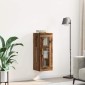 vidaXL Επιτοίχιο ντουλάπι Παλιό Ξύλο 34,5 x 34 x 90 εκ.