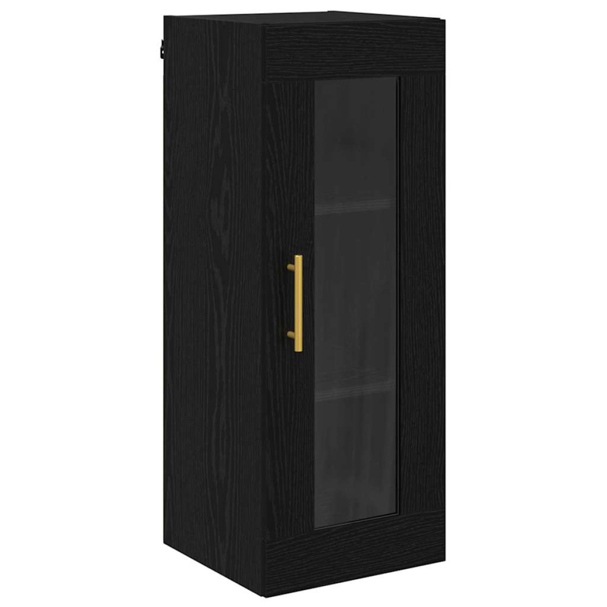 vidaXL Επιτοίχιο ντουλάπι Μαύρη Οξυά 34,5 x 34 x 90 εκ.