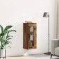vidaXL Επιτοίχιο ντουλάπι Παλιό Ξύλο 34,5 x 34 x 90 εκ.