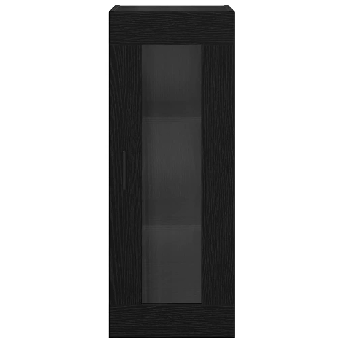 vidaXL Επιτοίχιο ντουλάπι Μαύρη Οξυά 34,5 x 34 x 90 εκ.