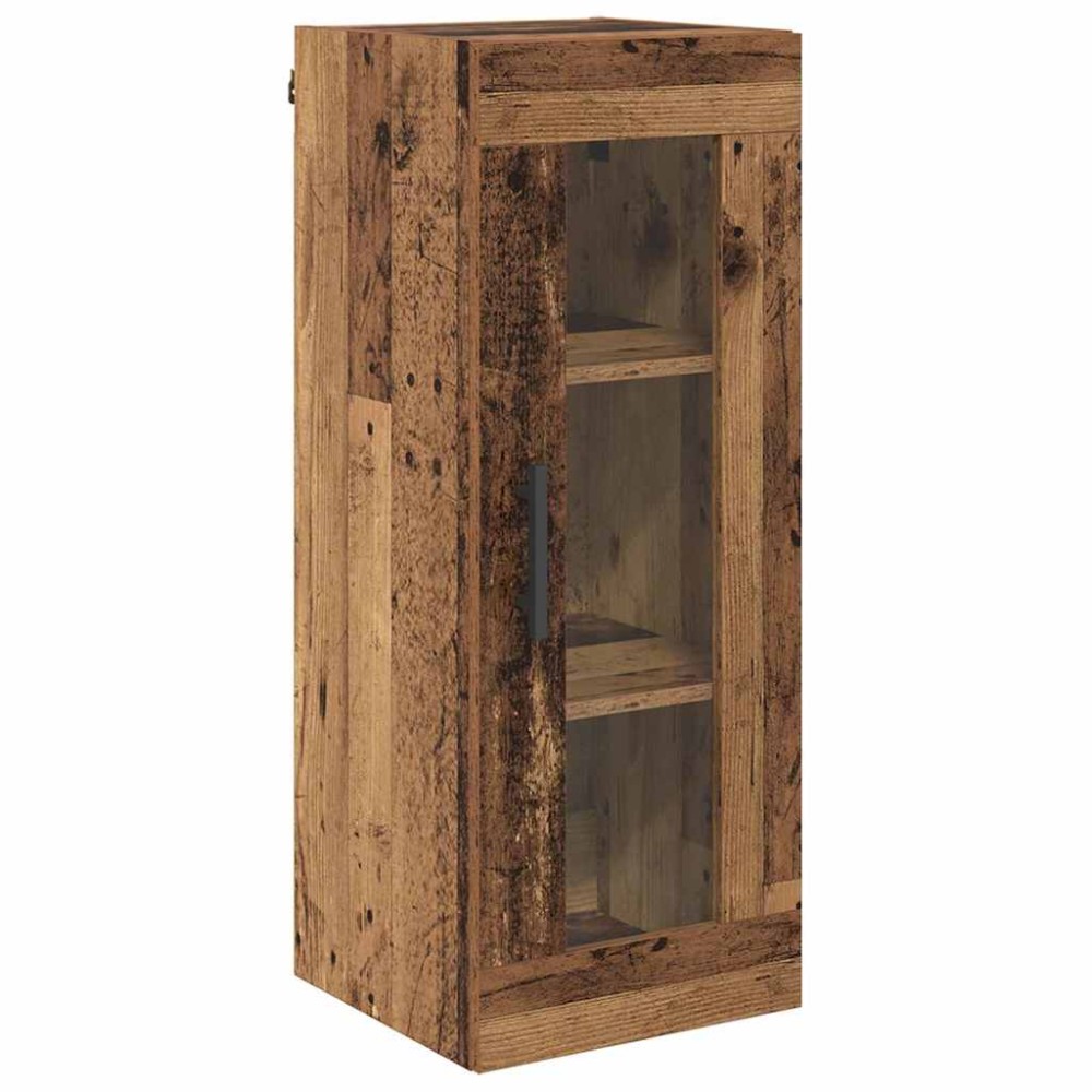 vidaXL Επιτοίχιο ντουλάπι Παλιό Ξύλο 34,5 x 34 x 90 εκ.