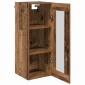 vidaXL Επιτοίχιο ντουλάπι Παλιό Ξύλο 34,5 x 34 x 90 εκ.