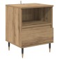 vidaXL Κομοδίνο Artisan Oak 40 x 35 x 50 εκ. Επεξεργασμένο Ξύλο