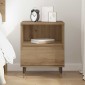 vidaXL Κομοδίνο Artisan Oak 40 x 35 x 50 εκ. Επεξεργασμένο Ξύλο