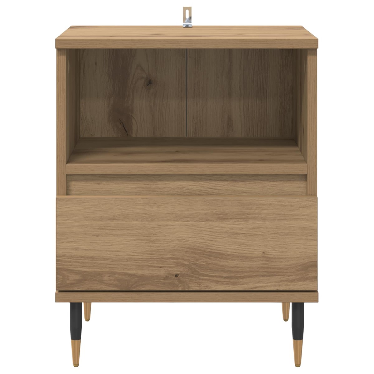 vidaXL Κομοδίνο Artisan Oak 40 x 35 x 50 εκ. Επεξεργασμένο Ξύλο