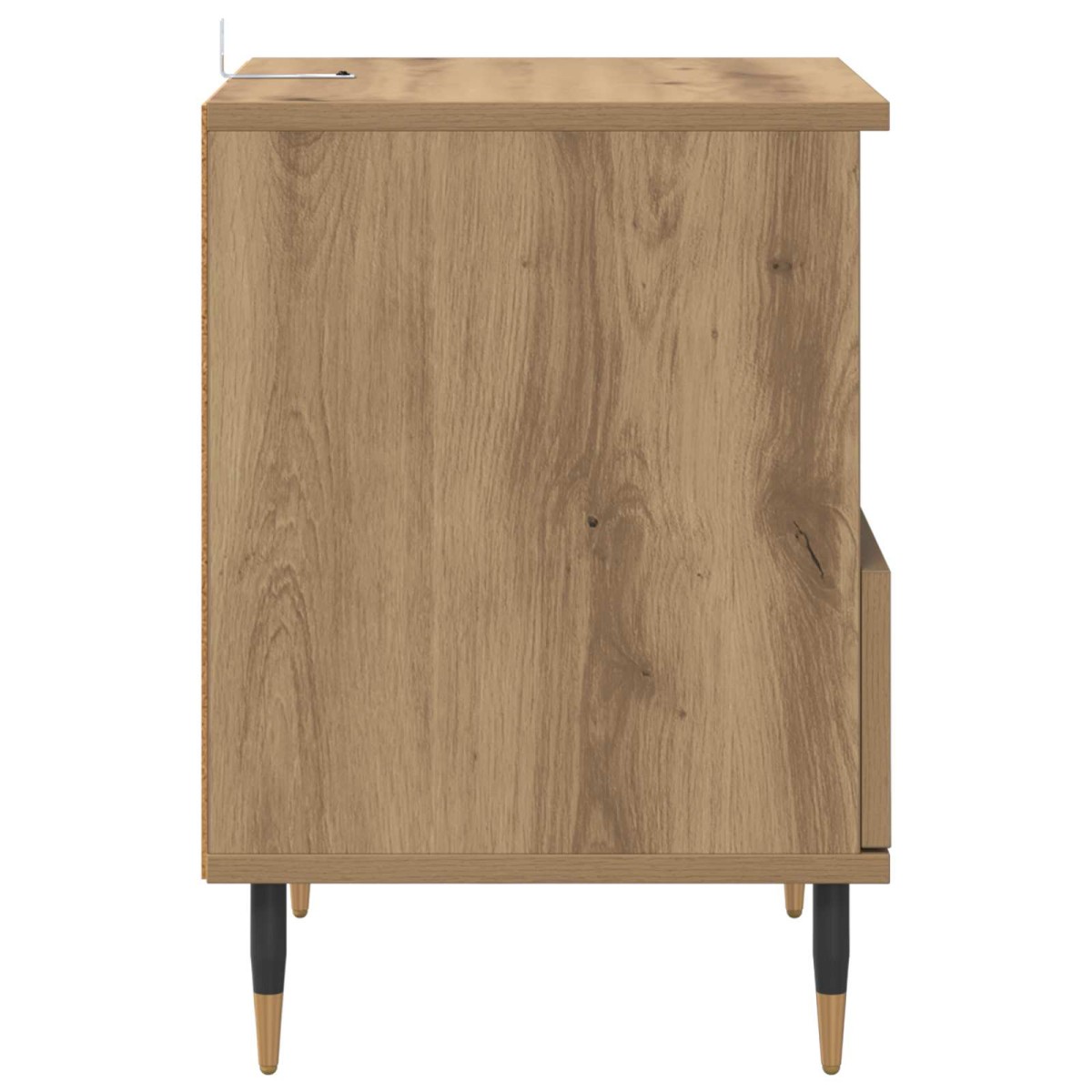 vidaXL Κομοδίνο Artisan Oak 40 x 35 x 50 εκ. Επεξεργασμένο Ξύλο