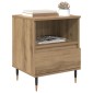 vidaXL Κομοδίνο 2 τεμ. Artisan Oak 40 x 35 x 50 εκ. Επεξεργασμένο Ξύλο