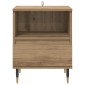 vidaXL Κομοδίνο 2 τεμ. Artisan Oak 40 x 35 x 50 εκ. Επεξεργασμένο Ξύλο