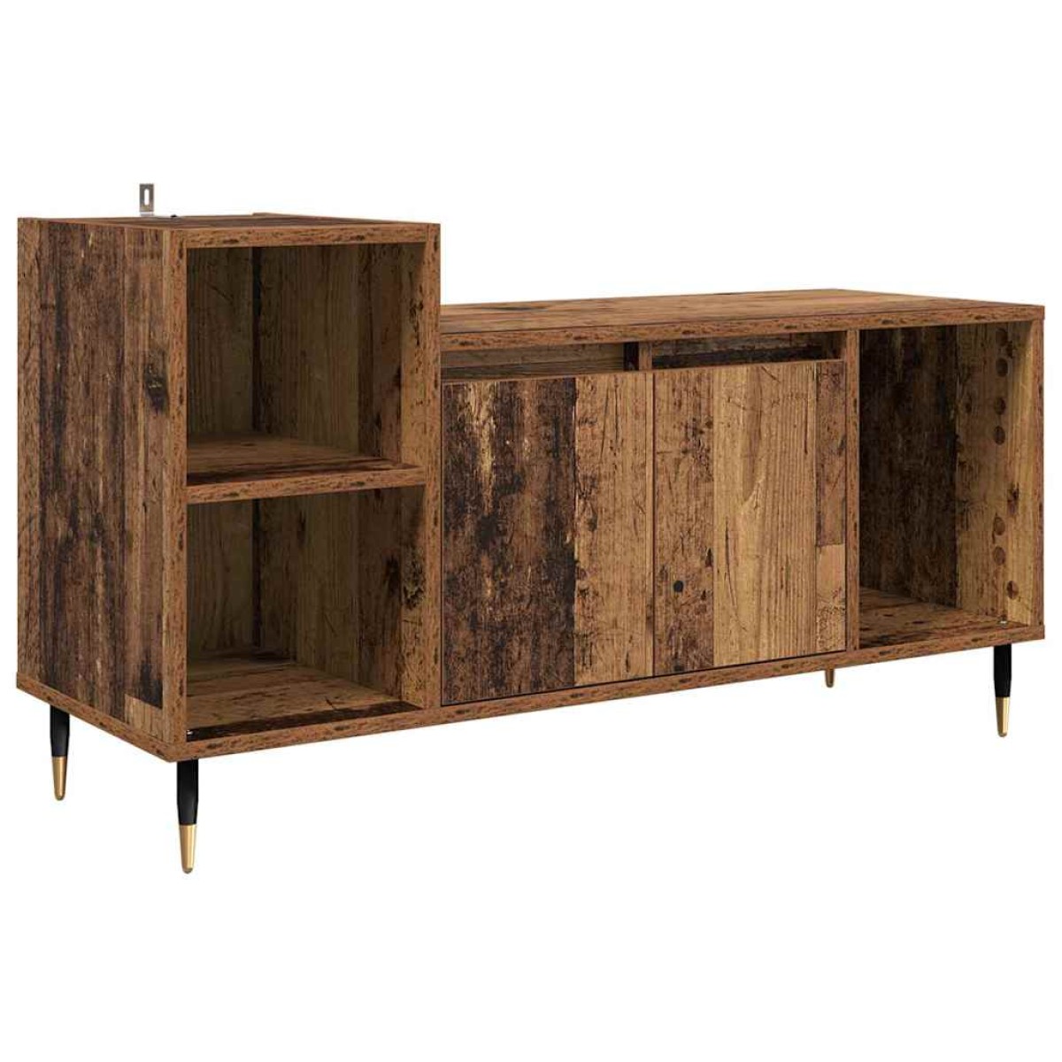 vidaXL Ντουλάπι TV 100 x 35 x 55 εκ Παλιό Ξύλο Επεξεργασμένο Ξύλο